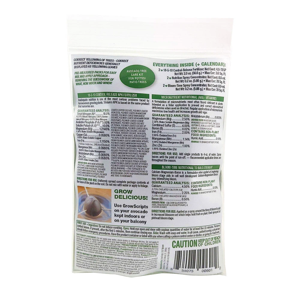 Brighter Blooms Avocado Tree Care Kit 5 Brighter Blooms Avocado Tree Care Kit