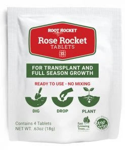 Brighter Blooms Fertilizers & Soil Additives Free Root Rocket® Rose Rocket Tablets