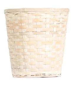 Brighter Blooms SHOP ALL Whitewash Bamboo Basket