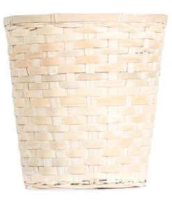 Brighter Blooms SHOP ALL Whitewash Bamboo Basket